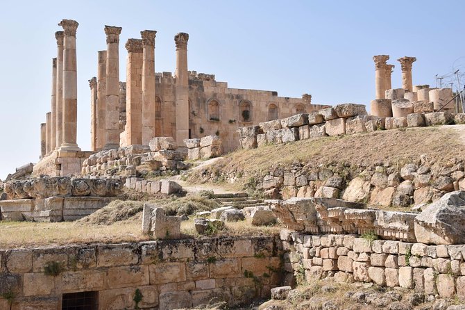 From Amman: Private Day Trip to Jerash, Umm Qais and Ajloun Castle