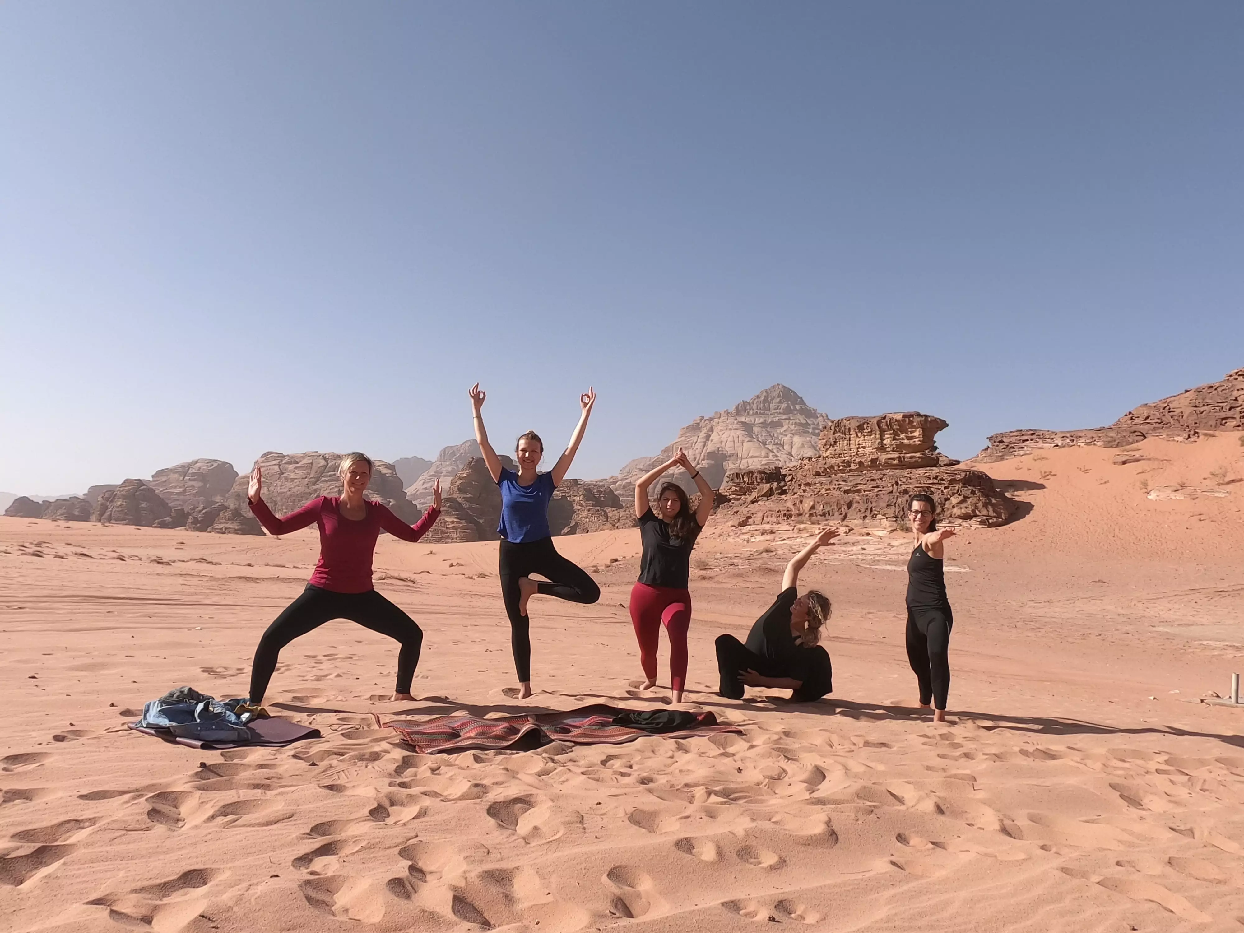 Sunset Desert Yoga